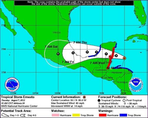 Ernesto - 11 am 08-07-2012